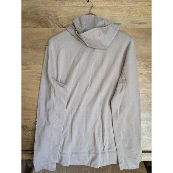 Ibex Hoodie Womens 2XL Gray Wool Blend Mammoth Long Sleeve Full Zip HO0070 NWT - Picture 2 of 5
